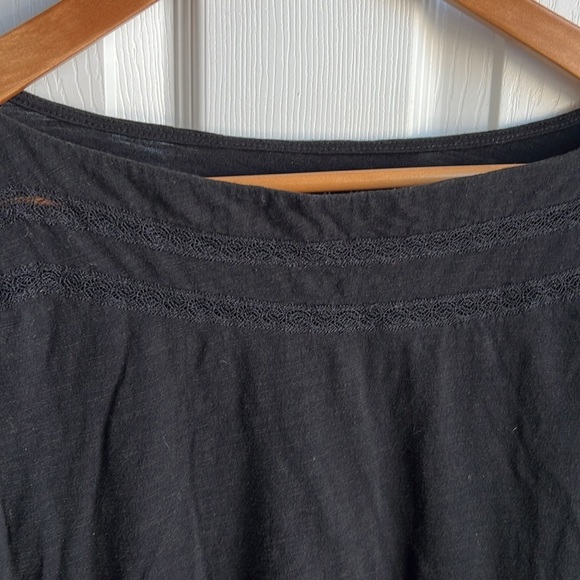 Ann Taylor Loft black 3/4 inch tee shirt sizeXL - Picture 2 of 4
